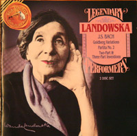 Legendary Performers Wanda Landowska J.S.Bach