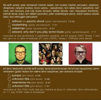 Flat Earth Society -  Live 2007 & 2008 big band, avant-jazz, modern creative etc.