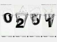 Dropclock Win 1.01 (screensaver)