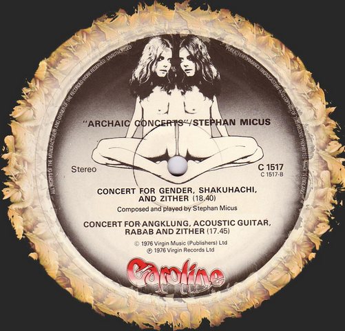 Stephan Micus - Archaic Concerts (1976) /  ethnic, world, pillow music, ECM