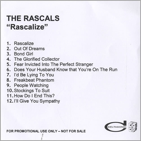 The Rascals - Rascalize (2008) indie, post-punk revival