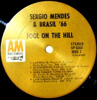 Sergio Mendes & Brasil '66 - Fool on the hill (1968) vynil rip LP / bossanova