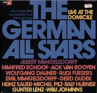 THE GERMAN ALLSTARS "LIVE AT THE DOMICILE" (1971)/Free Jazz