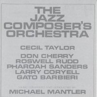 The Jazz Composer's Orchestra-Communications (1968)/ Avant-Garde, Free Jazz, ECM