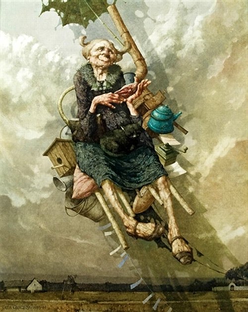 Ежи Дуда-Грач (Jerzy Duda-Gracz) и его странный мир / "Шопен", цикл "Голгофа".