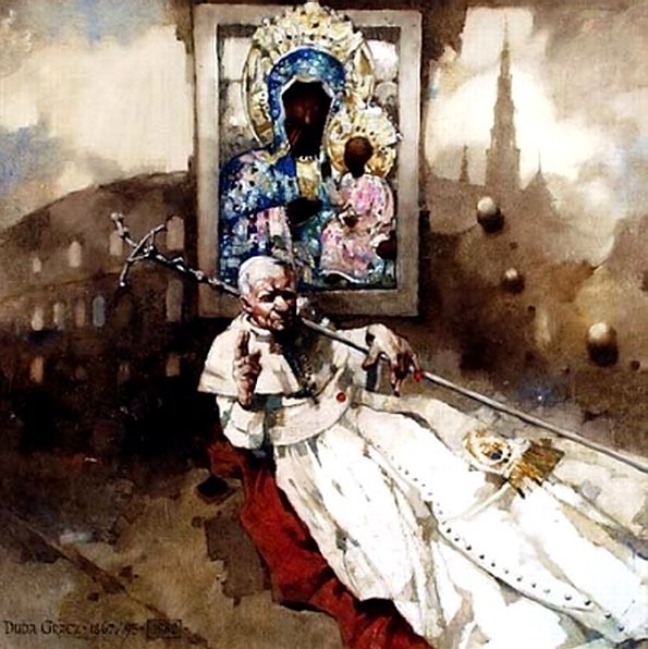 Ежи Дуда-Грач (Jerzy Duda-Gracz) и его странный мир / "Шопен", цикл "Голгофа".