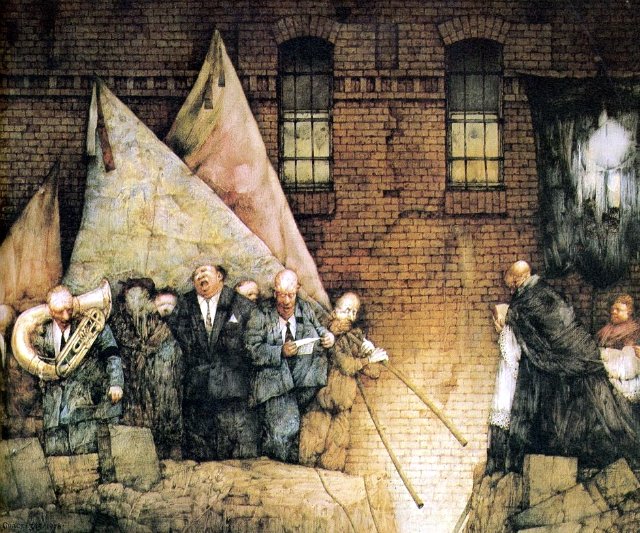 Ежи Дуда-Грач (Jerzy Duda-Gracz) и его странный мир / "Шопен", цикл "Голгофа".