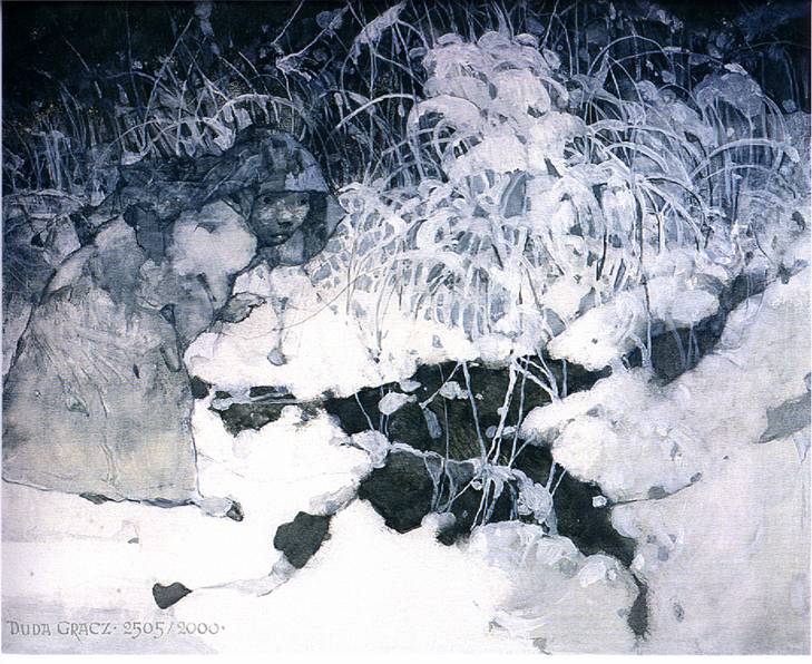 Ежи Дуда-Грач (Jerzy Duda-Gracz) и его странный мир / "Шопен", цикл "Голгофа".