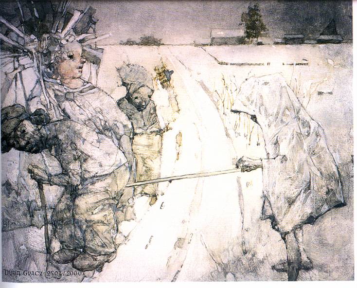 Ежи Дуда-Грач (Jerzy Duda-Gracz) и его странный мир / "Шопен", цикл "Голгофа".
