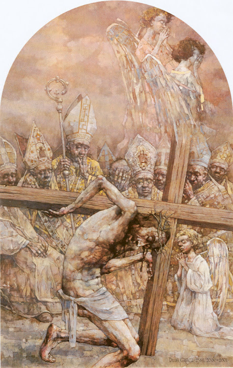 Ежи Дуда-Грач (Jerzy Duda-Gracz) и его странный мир / "Шопен", цикл "Голгофа".