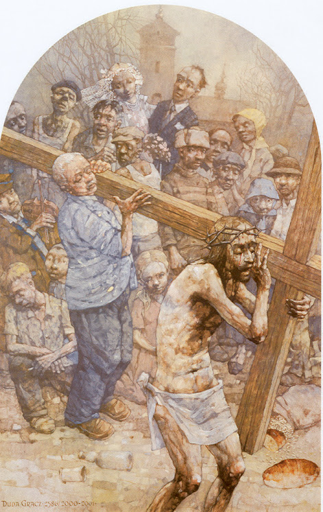 Ежи Дуда-Грач (Jerzy Duda-Gracz) и его странный мир / "Шопен", цикл "Голгофа".