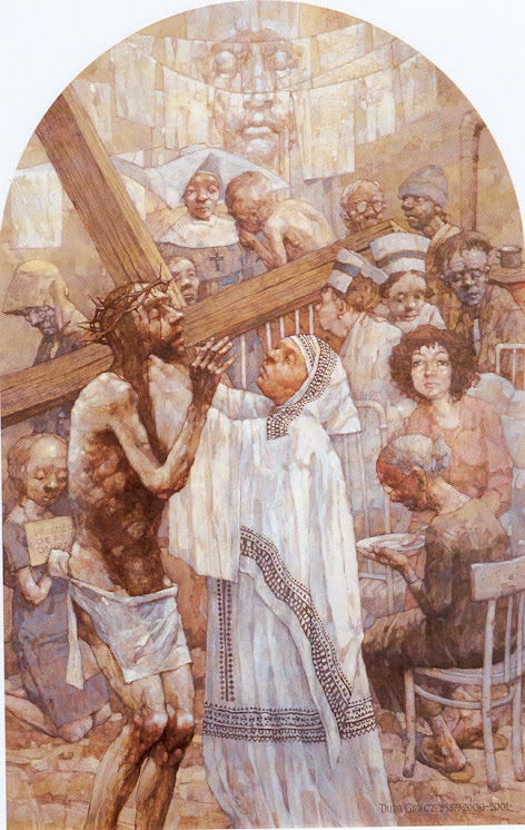 Ежи Дуда-Грач (Jerzy Duda-Gracz) и его странный мир / "Шопен", цикл "Голгофа".