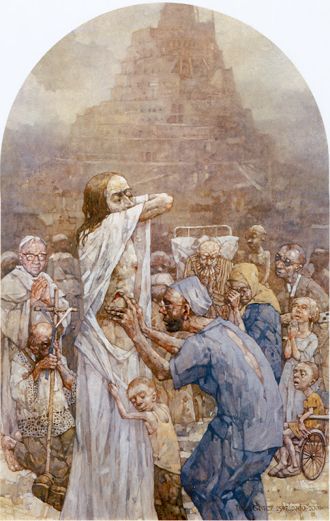 Ежи Дуда-Грач (Jerzy Duda-Gracz) и его странный мир / "Шопен", цикл "Голгофа".