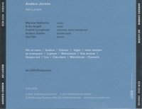 Anders Jormin - Ad Lucem (2012) / Modern Creative, Vocal Jazz, Avant-Garde