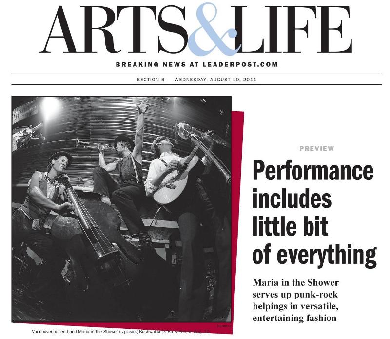 Maria in the Shower – LP Discography (2009-2011) //  folk, cabaret, gypsy, roots, swing, играй гормон