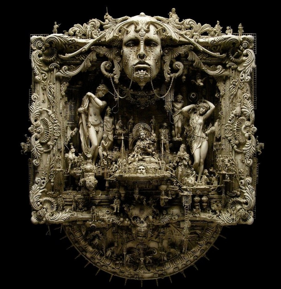 Загадочные работы Криса Кукси (Kris Kuksi)