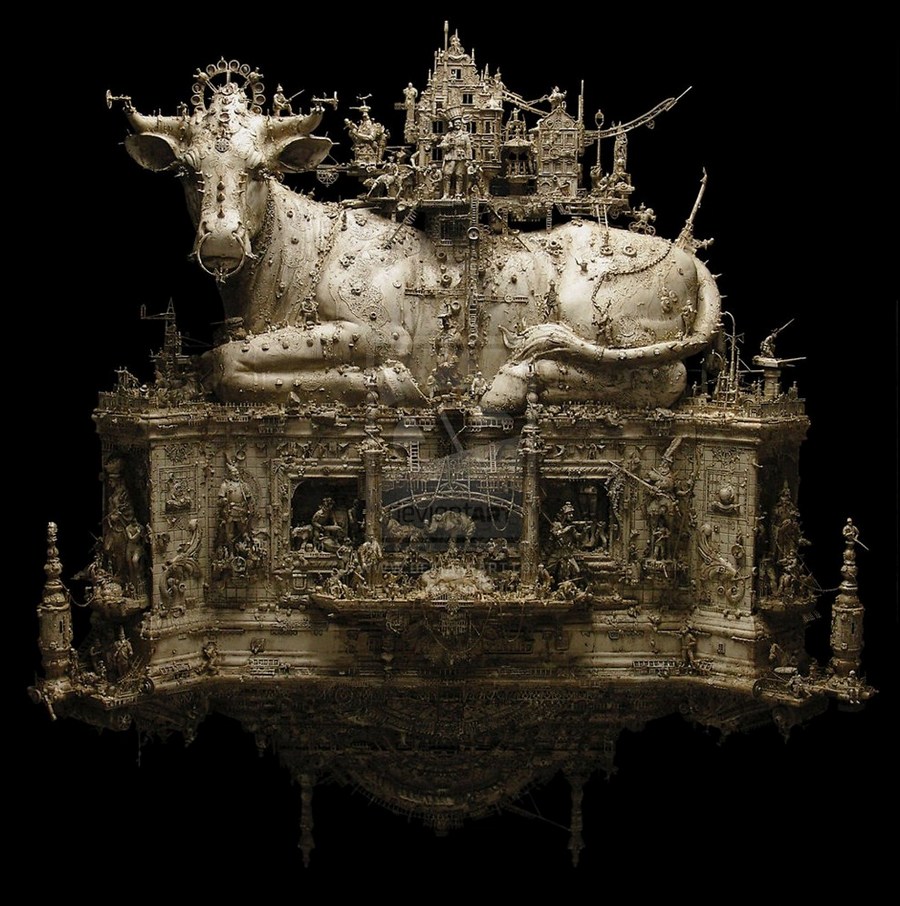 Загадочные работы Криса Кукси (Kris Kuksi)